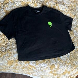 Small Cropped Dalix Alien T